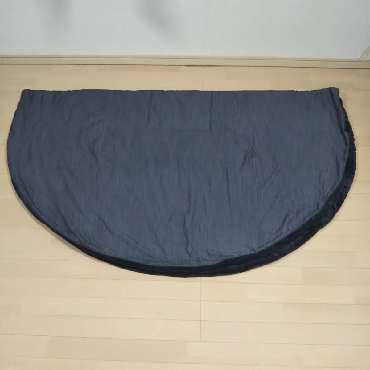 ★【無印良品】楕円形こたつ布団 デニム 幅１８０×長さ２３７cm★_画像1