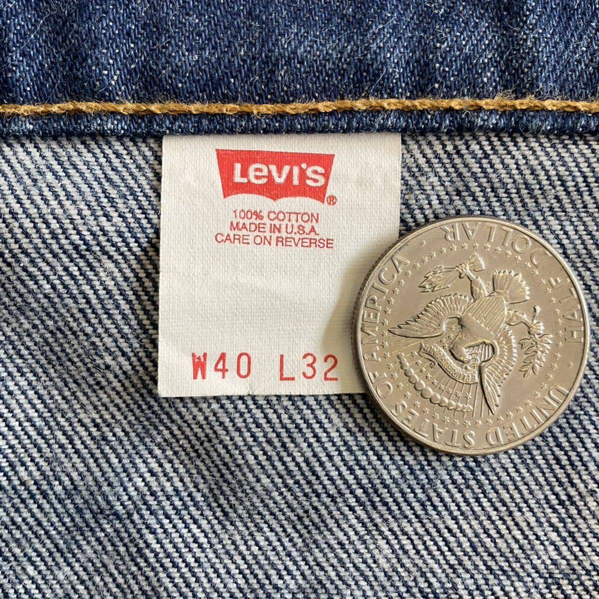 90s USA製 Levi's 517 デニムパンツ W40 L32 フレア ブーツカット リーバイス ジーンズ Levis ヴィンテージ_画像6