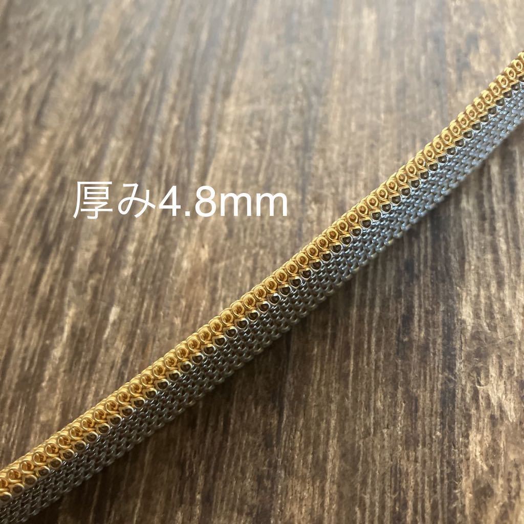 20mm 金色　テスフレックス　時計ベルト　時計バンド　ヴィンテージ　中古品_画像4