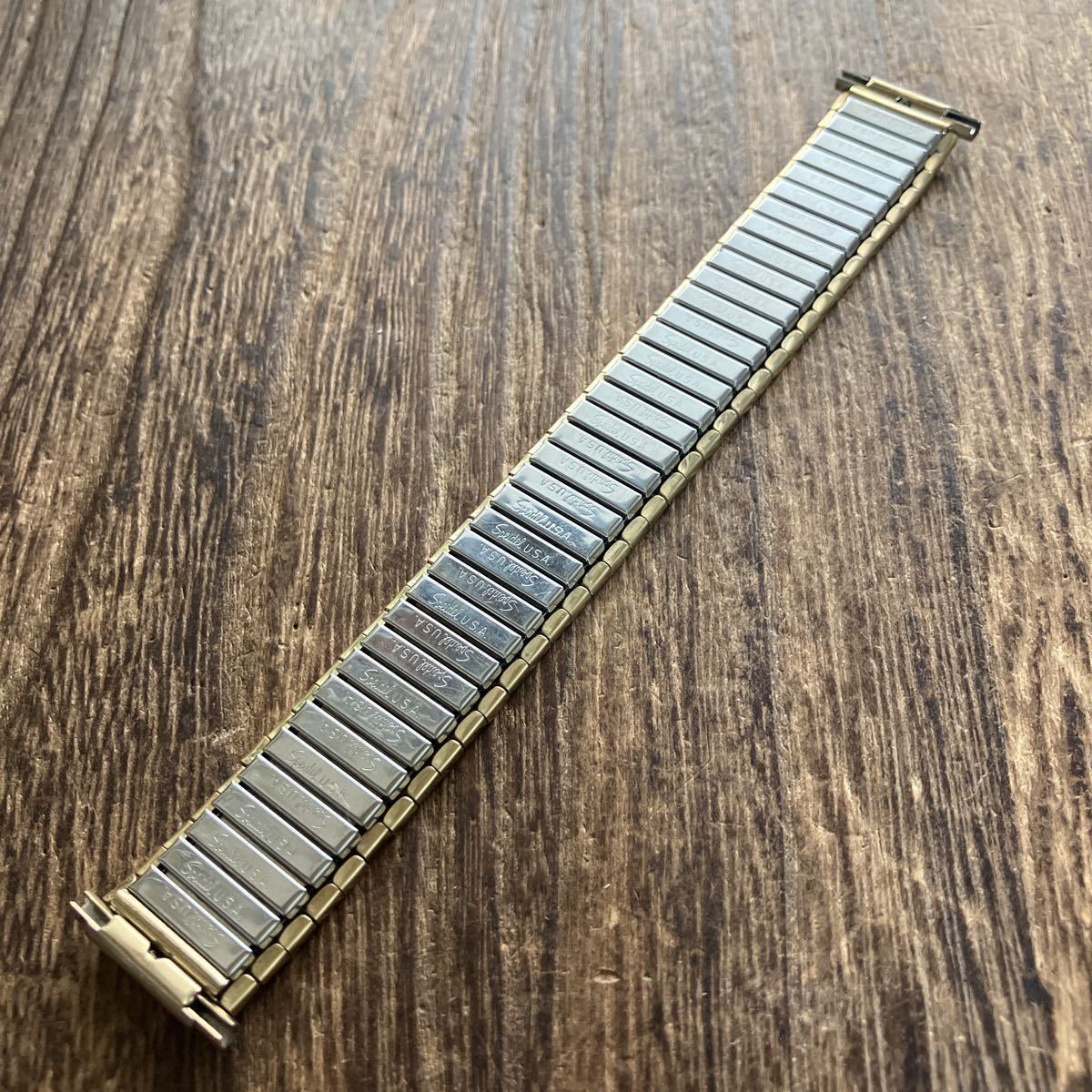 17mm 18mm 19mm 20mm 21mm 22mm gold color clock belt yareta band Vintage Speidel USA secondhand goods 