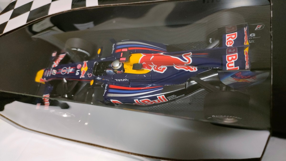 未開封美新品1/18レッドブル　レーシングルノーF1　RB6セバスチャン・ベッテル　5#　2010　ミニチャンプス　MINICHAMPS　S.VETTEL　PMA　③_画像5