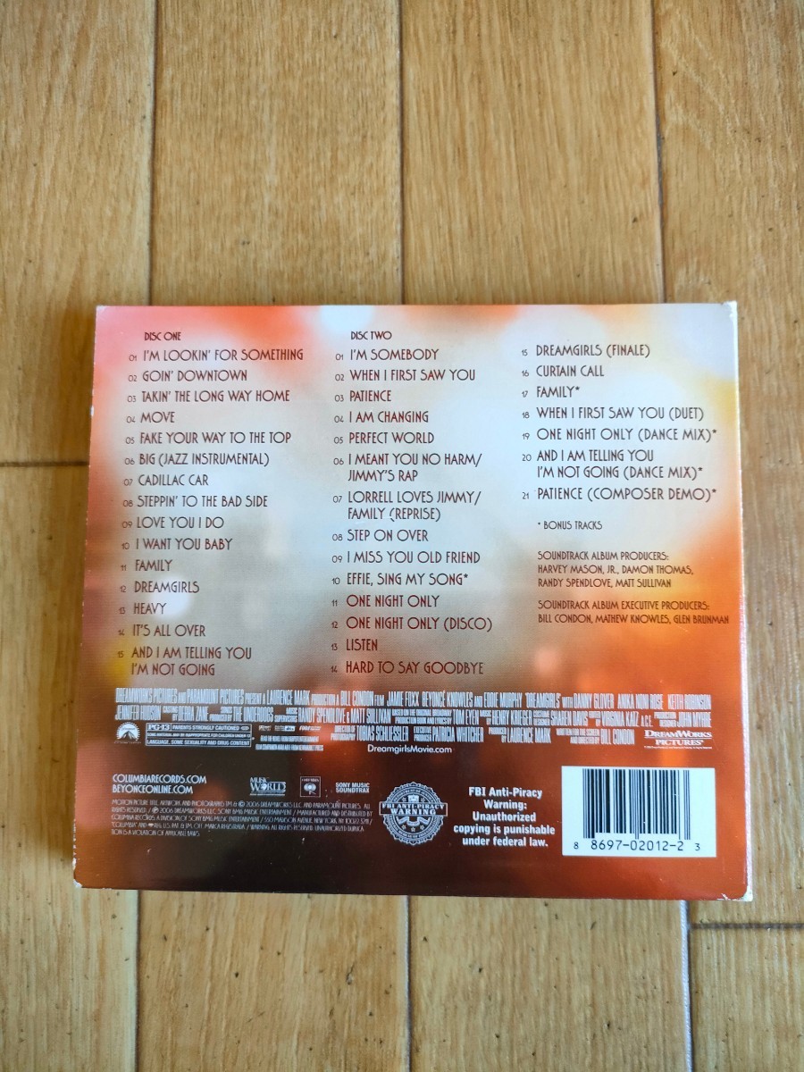 廃盤 限定2枚組 ドリームガールズ サウンドトラック OST Dreamgirls Soundtrack ビヨンセ ジェニファー・ハドソンの画像3