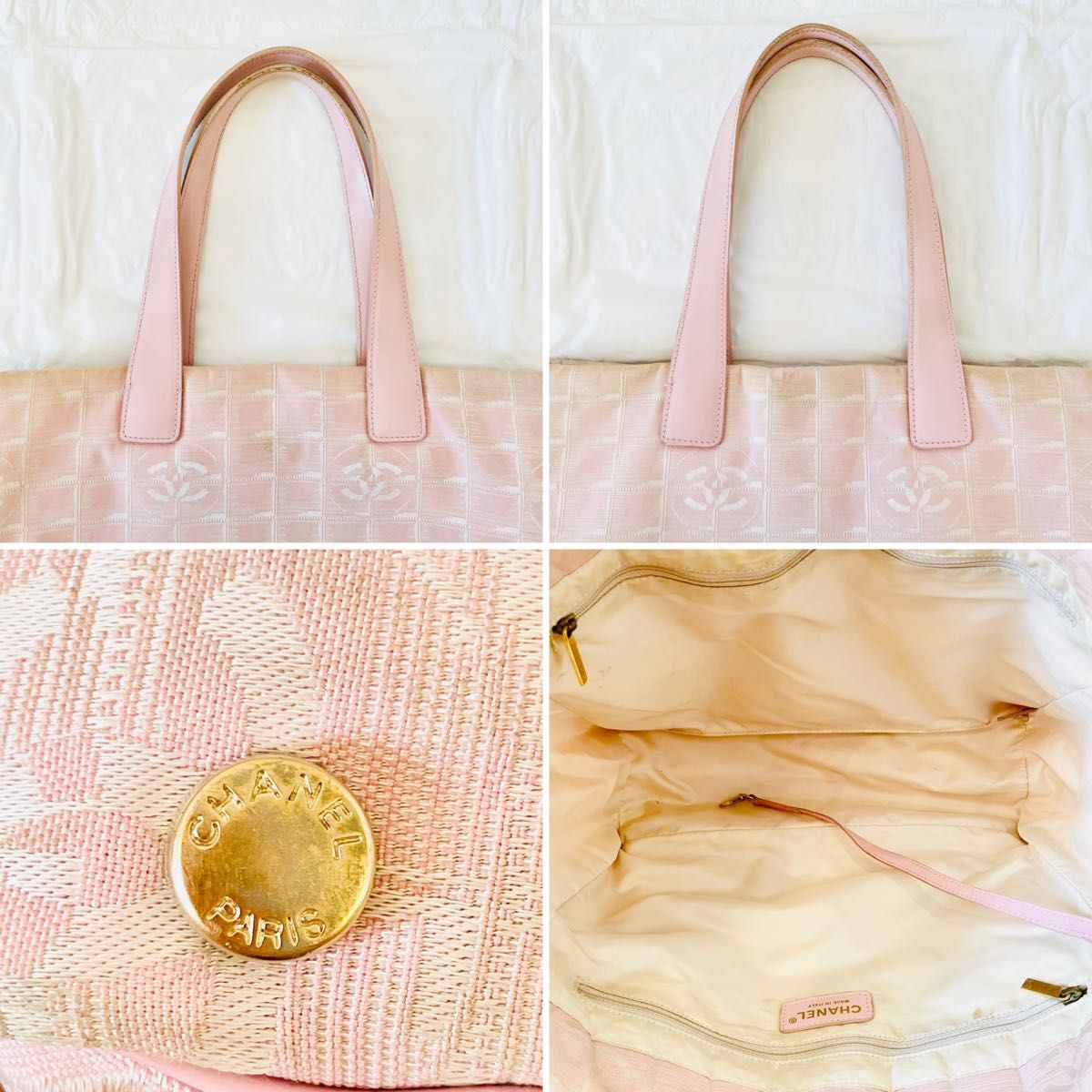 CHANEL シャネル ニュートラベルライン MM ピンク ゴールド CHANEL シャネル ニュートラベルライン MM ピンク ゴールド