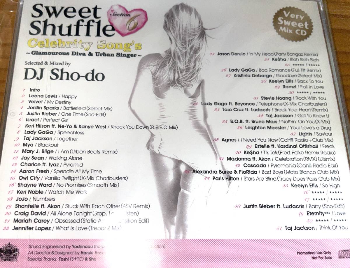 ★Sweet Shuffle Celebrity Song's CD DJ Sho-do★_画像2