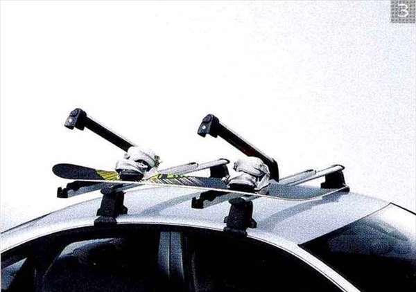 A6・S6 スキー＆スノーボードホルダー（プルアウト式） アウディ純正部品 パーツ オプション_画像1