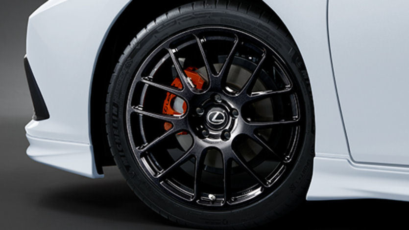 TRD 19インチ鍛造アルミホイール(ギャラクシーダークガンメタリック)&タイヤセット ※1本からの販売 MS214-33010 ES F SPORT用 トヨタ