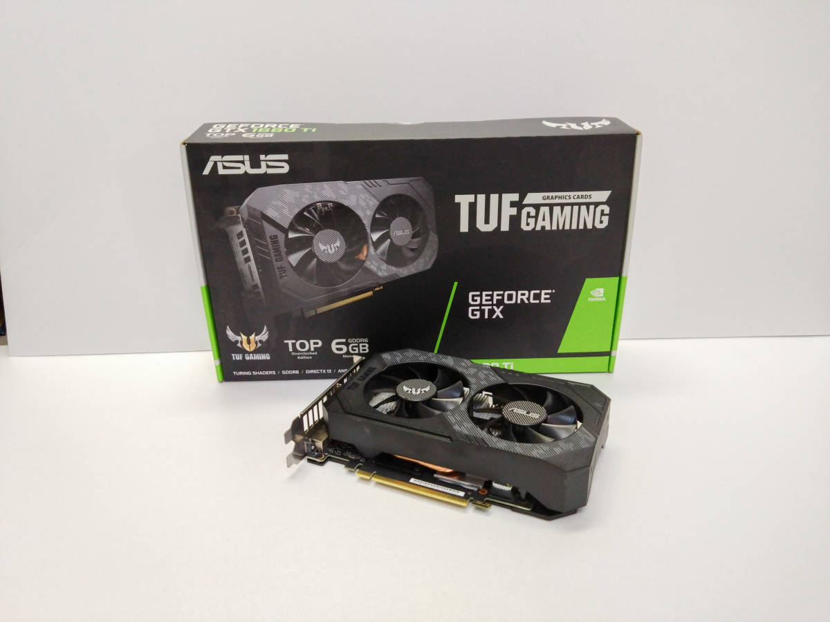 ASUS グラフィックカード NVIDIA GTX1660TI 6GBグラフィックメモリ 元