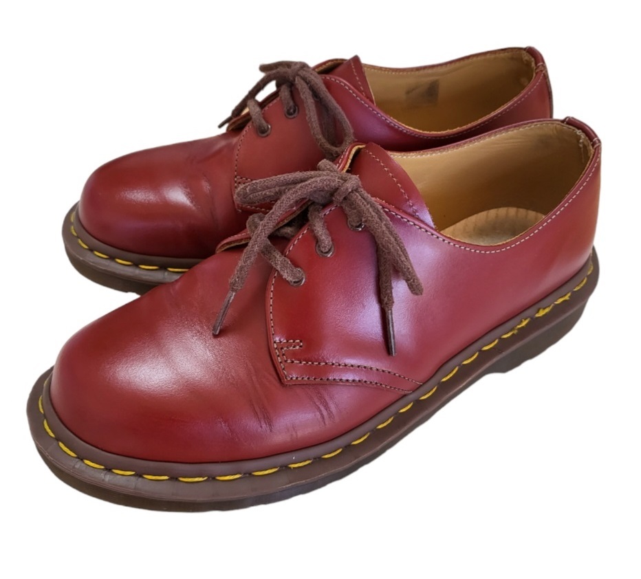 ☆Dr.Martens ENGLAND / ドクターマーチン 英国製 イングランド 3ホール UKサイズ6 約25cm 1461 靴!!_画像1