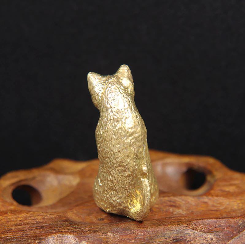80g お祈り 猫 ねこ ネコ 動物 置物 置き物 蓋置 民芸 工芸 細工 80g お祈り 猫 ねこ ネコ 動物 置物 置き物 蓋置 民芸 工芸 細工