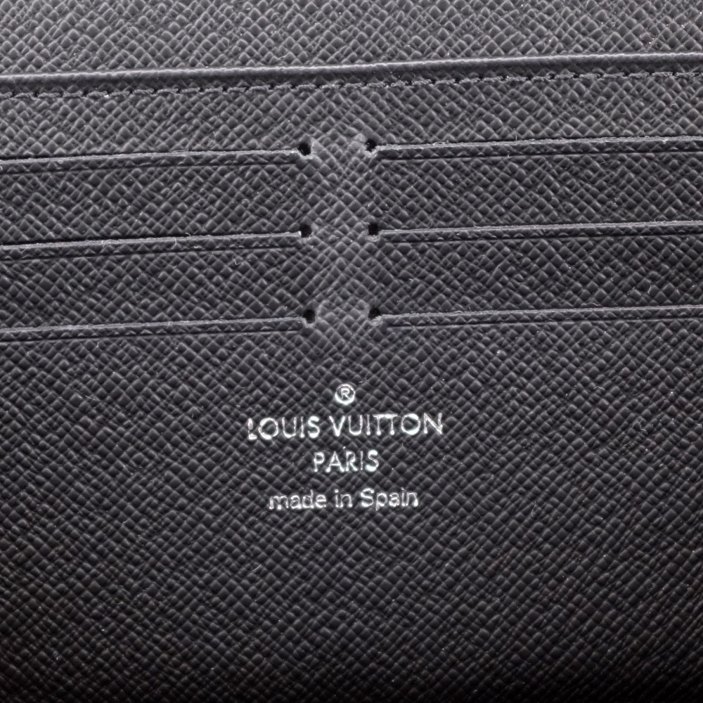 LOUIS VUITTON ルイヴィトン ジッピー・ドラゴンヌ 長財布（小銭入れあり） ダミエ・グラフィット N60379_画像4