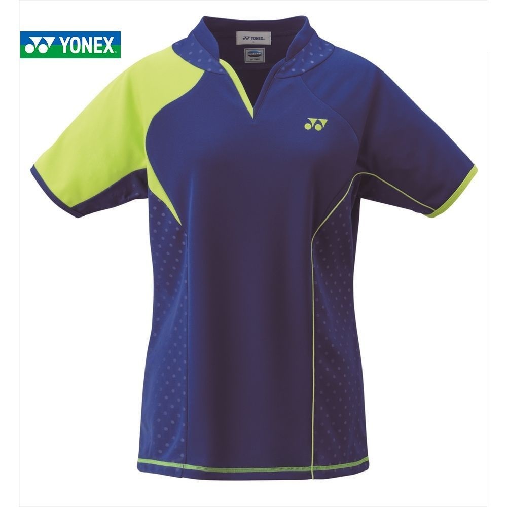 ★YONEX レディース テニスゲームシャツ(ミッドナイトネイビー)[20443](L) 新品！★_画像1