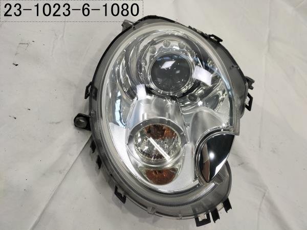 ★DBA-SV16　BMW ミニ クーパーS　R56 後期　平成24年　純正　運転席側　右　HID　ヘッドライト ヘッドランプ　0301225674★_画像1