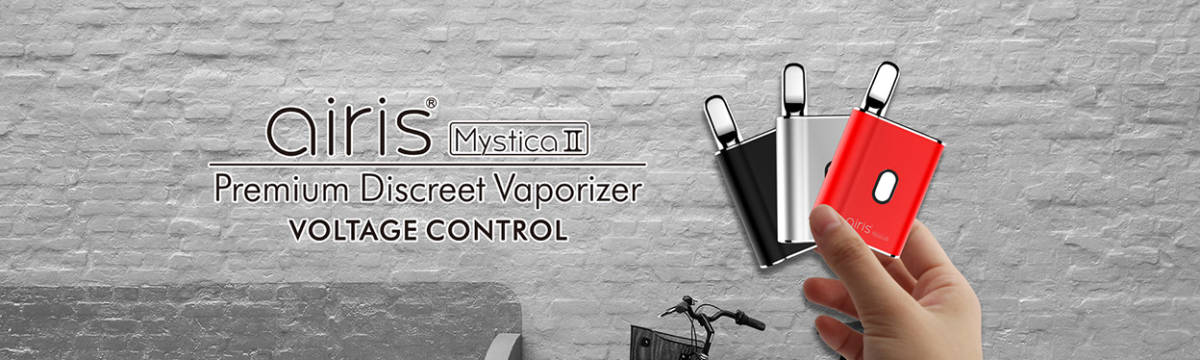 新品 Airistech Mystica II オイル・リキッド用 ブラック ヴェポライザーエアリスティック ミスティカ 電子タバコ　ベイプ Vape_画像2