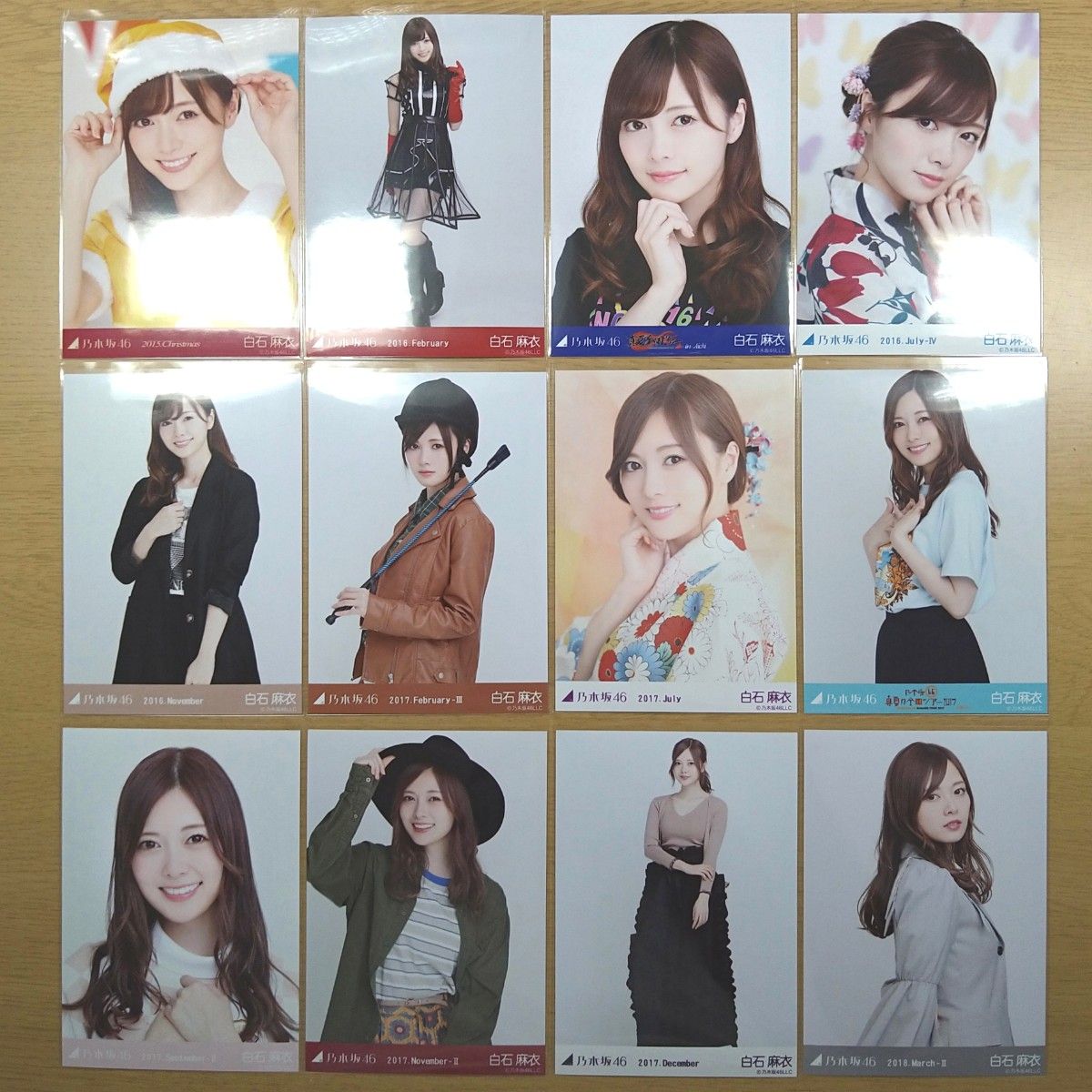 乃木坂46　白石麻衣　生写真　まとめ売り