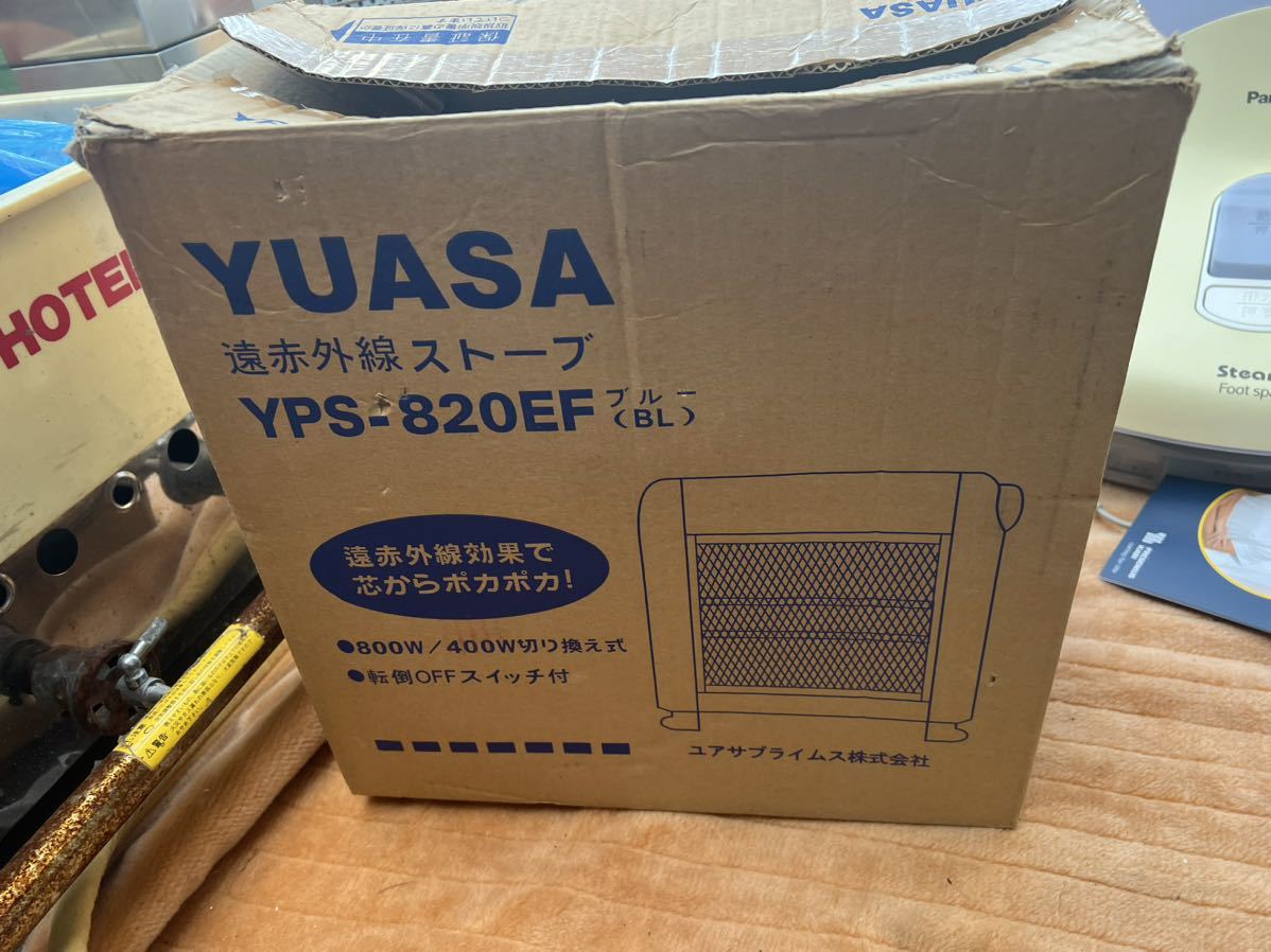 YUASA ユアサ YPS-820EF 遠赤外線ストーブ ブルー 暖房機器 現状売り切り_画像7