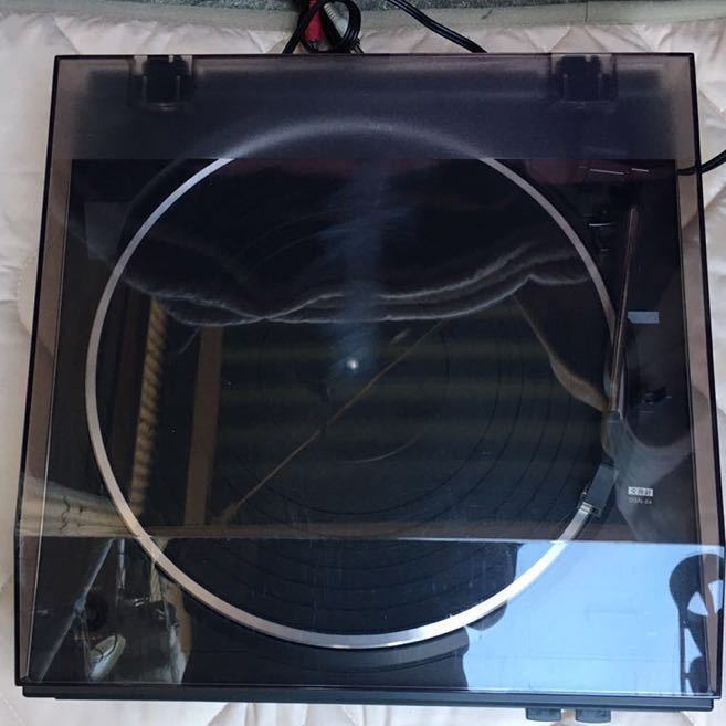 DENON デノン DP-29F レコードプレーヤー ターンテーブル フルオート アナログ オーディオ レコード 音響機器 ブラック 現状売り切り ＊_画像1
