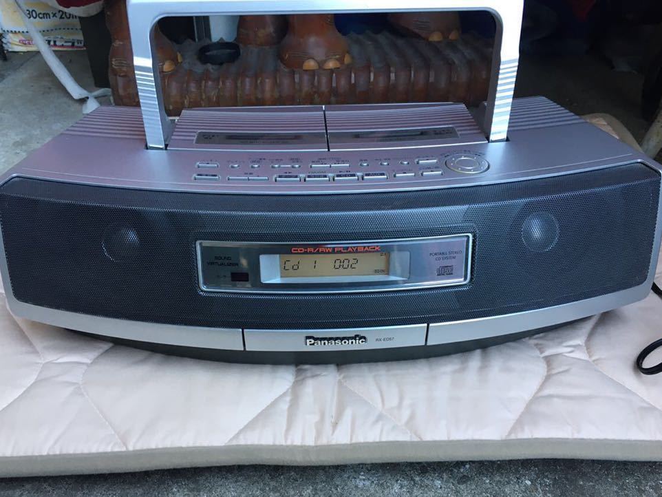 Panasonic パナソニック RX-ED57 ポータブルステレオCDシステム Panasonic パナソニック RX-ED57 ポータブルステレオCDシステム