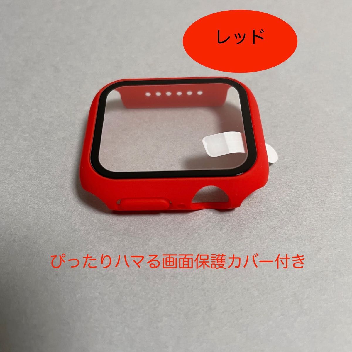 【新品】レッド AppleWatch アップルウォッチ シリコンバンドM/L 40mm