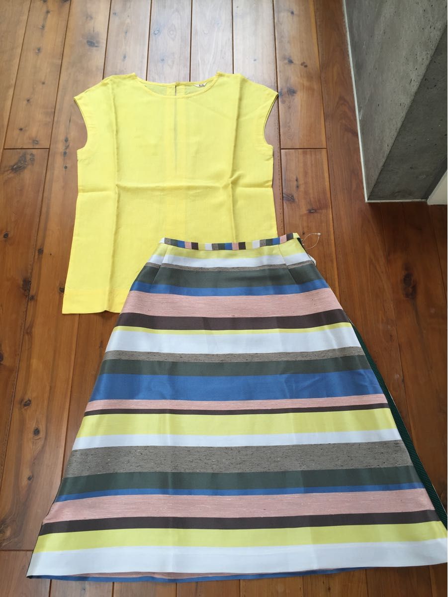 新品未使用レアmina 時代multi stripeスカート mina perhonen|PayPay