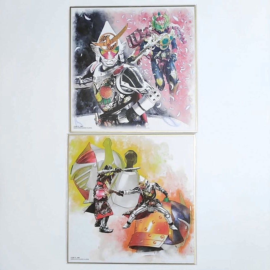 1番くじ 仮面ライダーガイム 色紙 仮面ライダー鎧武 仮面ライダー 水彩色コレ(色紙)(仮面ライダー鎧武 ガイム2種