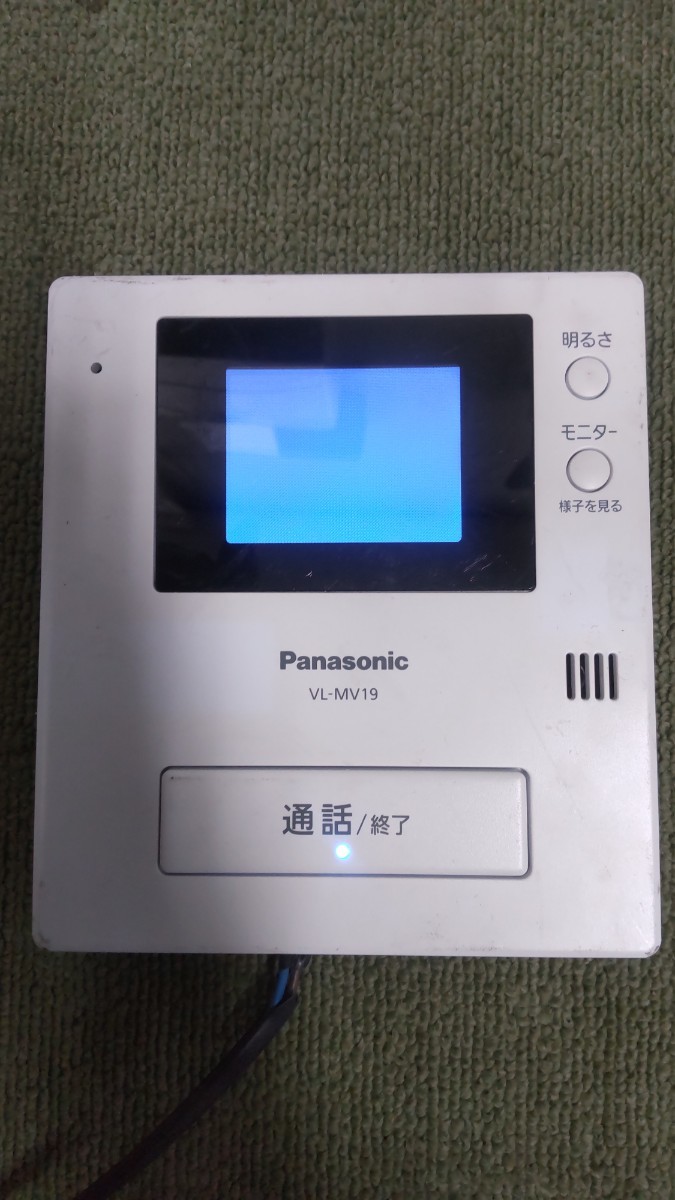 C785 Panasonic VL-MV19 テレビドアホン インターホン 親機のみ パナソニック 通電OK その他詳細動作未確認 現状品 JUNK  送料無料