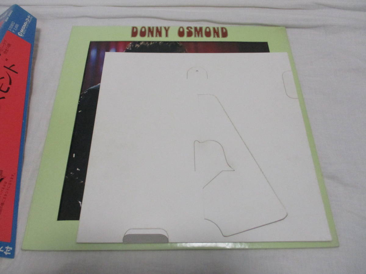 ( Osmond Brothers ) Donny Osmond - Portrait of ダニー・オズモンド ポートレイト・オブ 国内盤 LP 1973年プレス 帯 + パネル付き の画像3