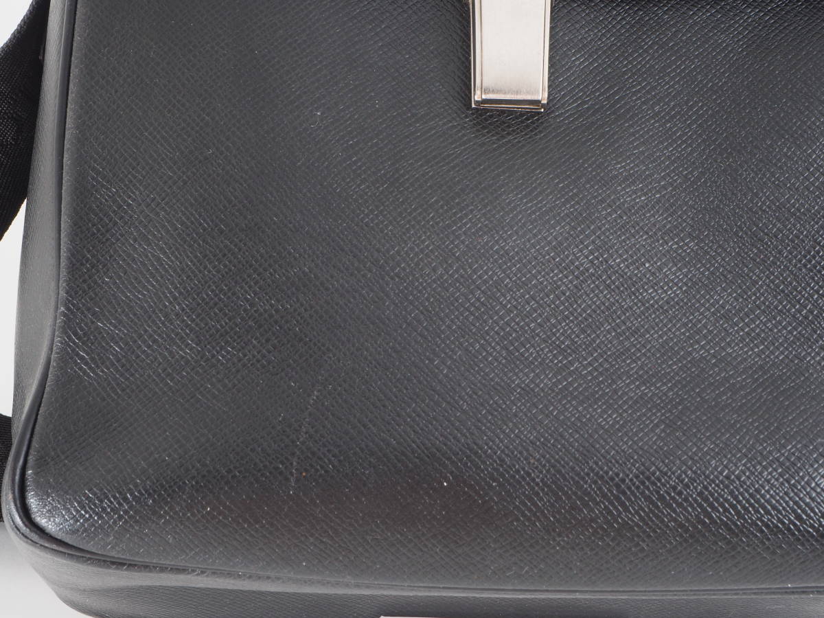 1円 極美品 希少 LOUIS VUITTON　ルイヴィトン タイガ ヤランガ M30822 アルドワーズ メンズ ショルダーバッグ ビジネス クリーニング済み_画像9