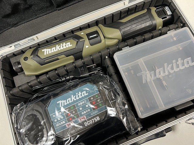 ■マキタ 7.2V 充電式ペンインパクトドライバー TD022DSHXO-B1 オリーブ ★電池1個仕様 新品 アルミケース入りセット_画像2