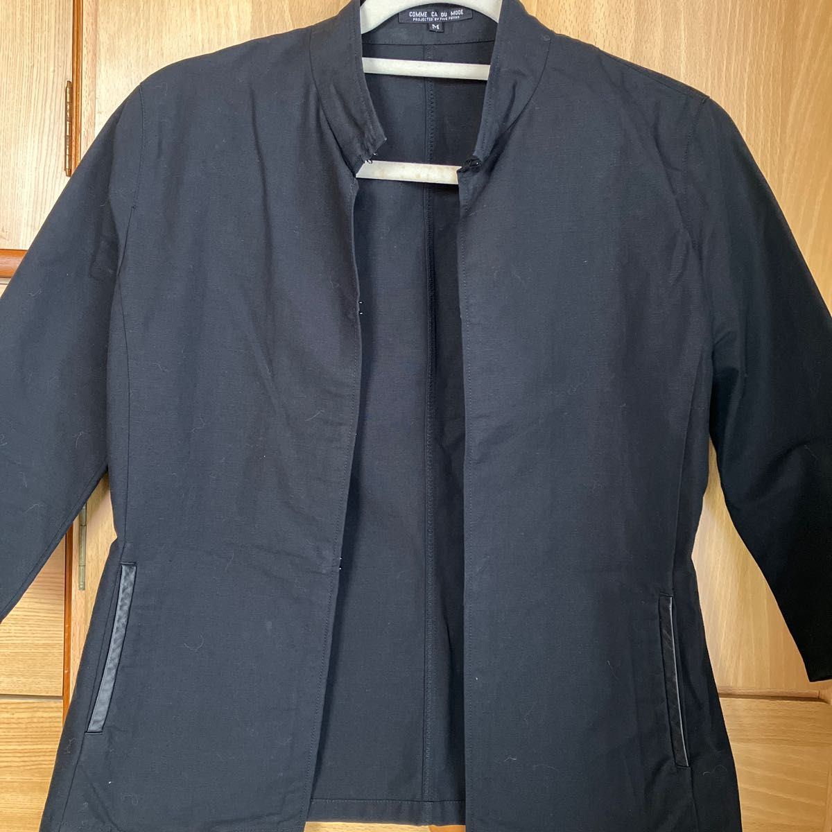 コムサ デ モード スタンドカラージャケット 上着 日本製  七分袖