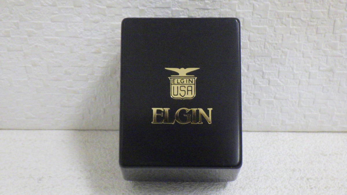 #10555 【未使用】 ELGIN エルジン カナダ メイプルリーフ金貨 1/10oz 天然ダイヤ レディース QZ クオーツ 腕時計 FK-595-S1 不動 保管品_画像10