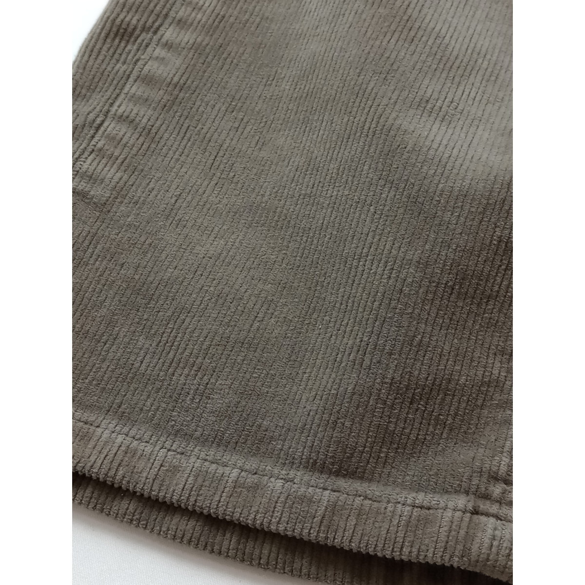 信頼】 Deuxieme 36 グレージュ パンツ スリム コーデュロイ クラス