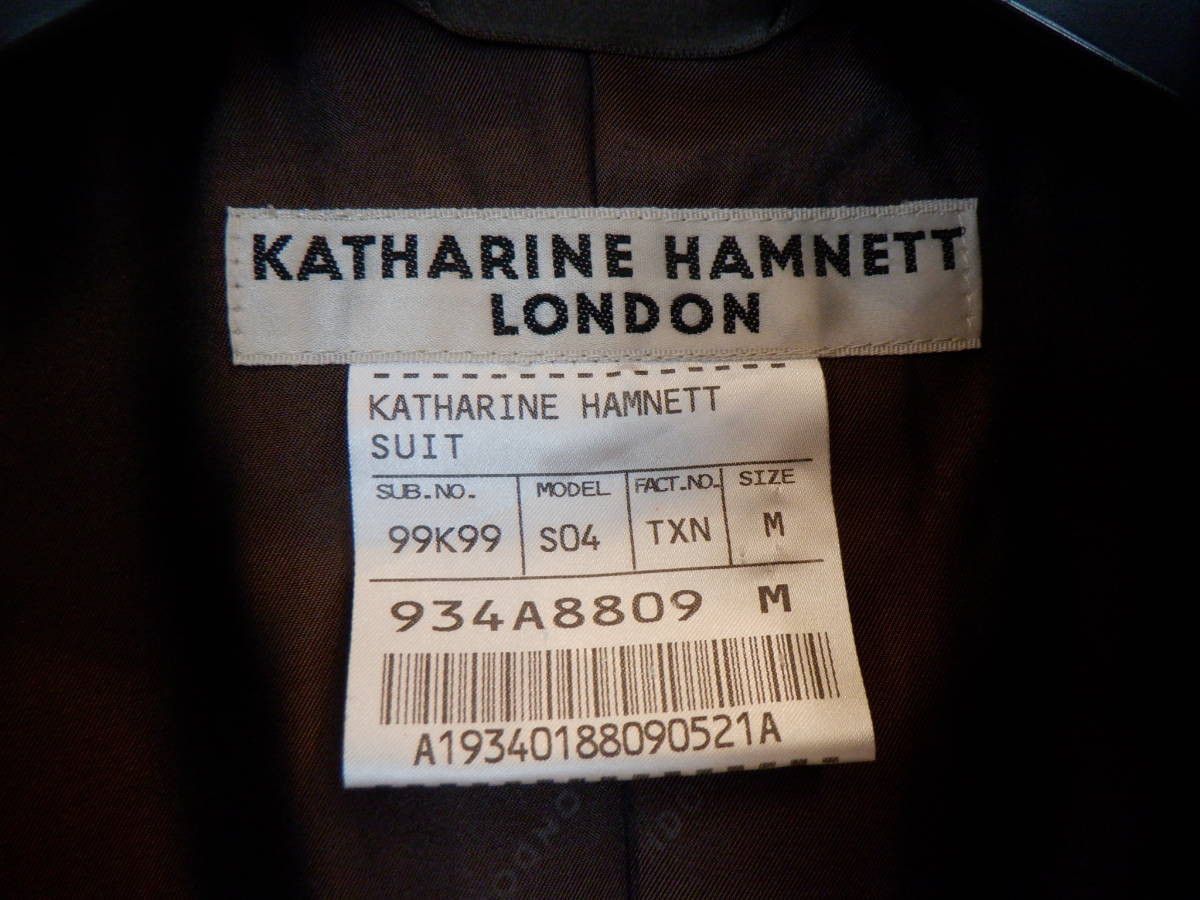 KATHARINE HAMNETT　キャサリンハムネット　スーツ　セットアップ　ストライプ_画像3