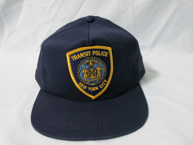 TRANSIT POLICE　NEW YORK CITY　ニューヨーク　ポリス　キャップ帽　帽子_画像1