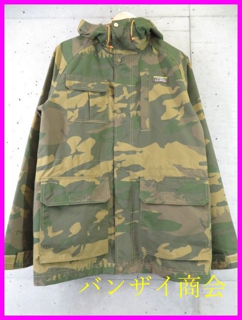 2024年冬【法人向けお歳暮】 エルエルビーン 001c79◆美品です◆L.L.Bean カモフラージュ柄 S/シェルパーカー/迷彩柄/ストーム/アウトドア/シャツ マウンテンパーカー 男性用