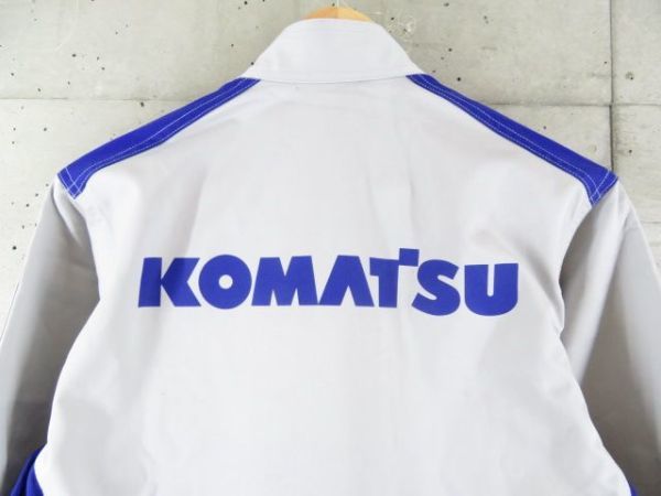 ◆新品◆非売品◆6Lサイズ◆KOMATSU コマツ ワークツナギ つなぎ/メカニックツナギ/オールインワン/整備/作業着/重機/耕運機/農機具_画像2