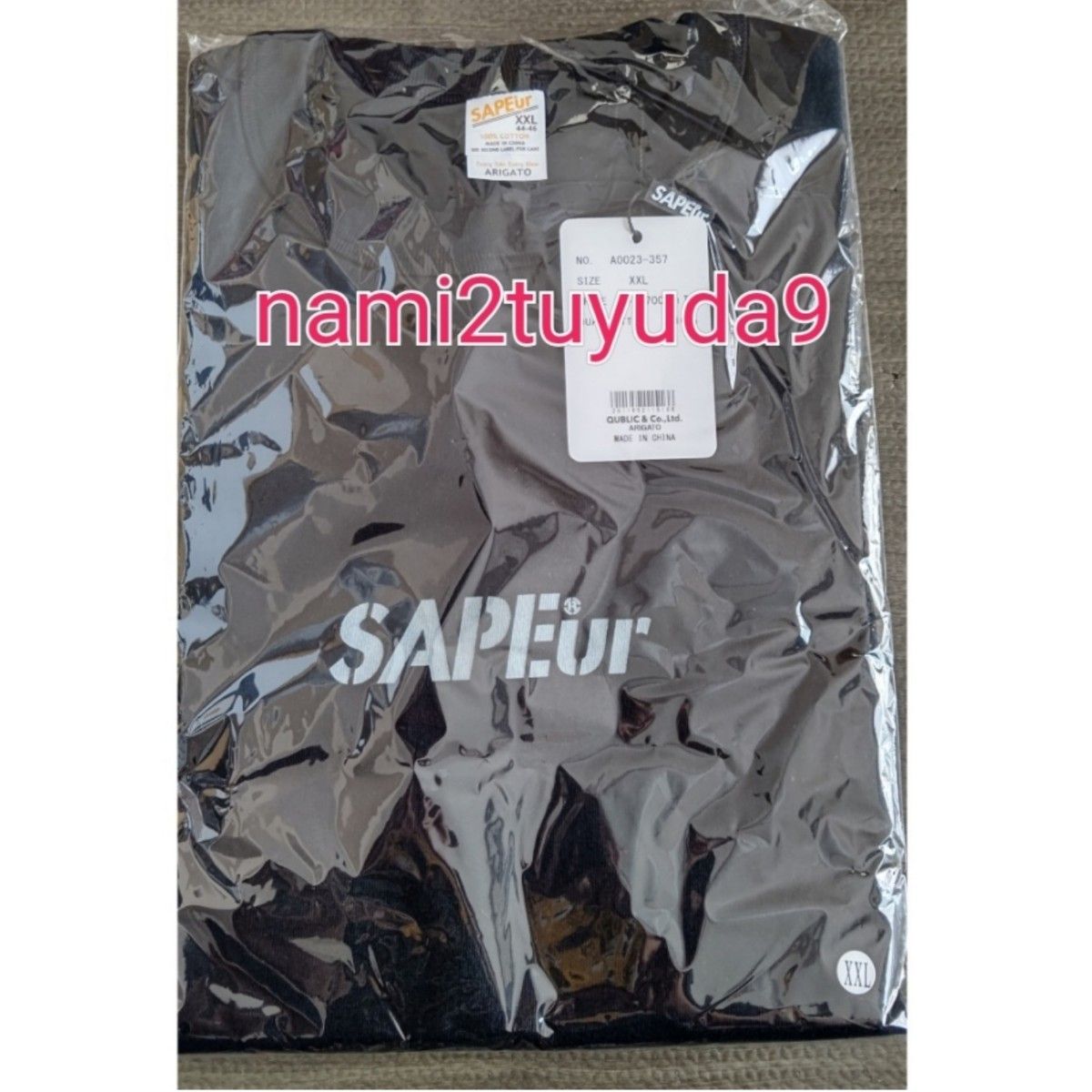 XXLサイズ SAPEur GEORGETOWN HEAD S/S TEE Black|Yahoo!フリマ(旧