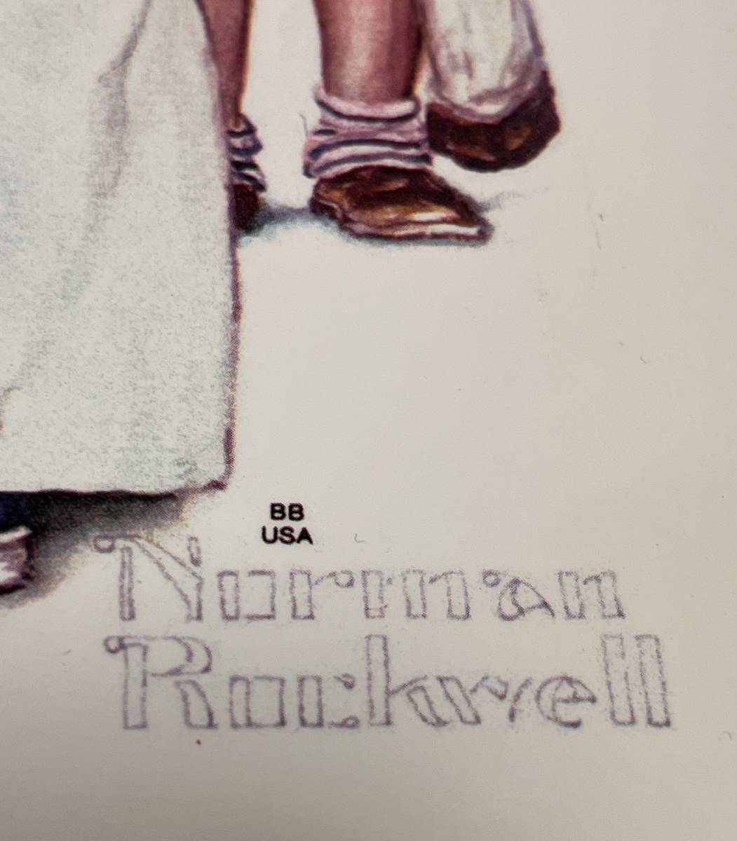 古い ポストカード norman rockwell ノーマン・ロックウェル アメリカ サンフランシスコ ゴルフ 検 usa San Francisco アンティーク_画像2