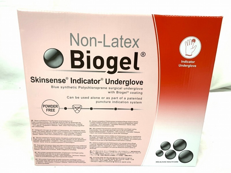 【新品】Biogel ゴム手袋 サージカルグローブ 外科医手袋 200枚 バイオジェル Mサイズ(7) REF40670 (140) ☆SJ2E_画像5
