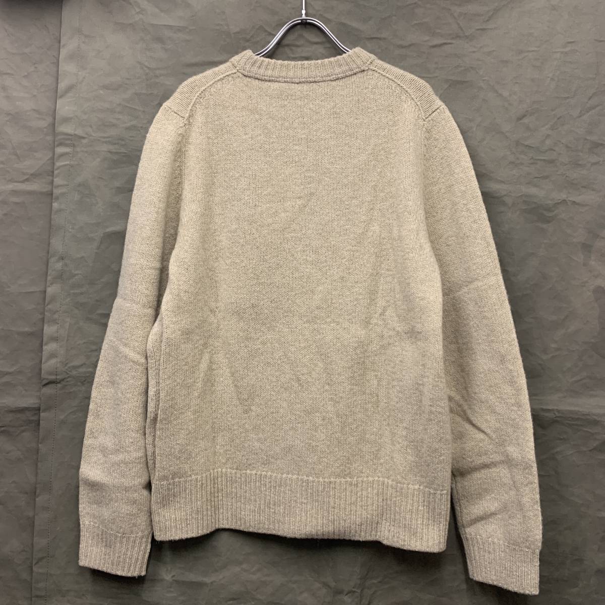 Acne Studios MELANGE SHETLAND WOOL SWEATER FN-MN-KNIT000223 アクネ ストゥディオズ シェットランド ウール セーター ベージュ ニット_画像5