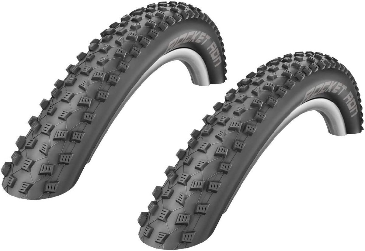 シュワルベ SCHWALBE ROCKET RON ロケットロン 24x2.10 54-507 フォールディングタイヤ Addix Performance Line 2本セット ブラック 自転車_画像1