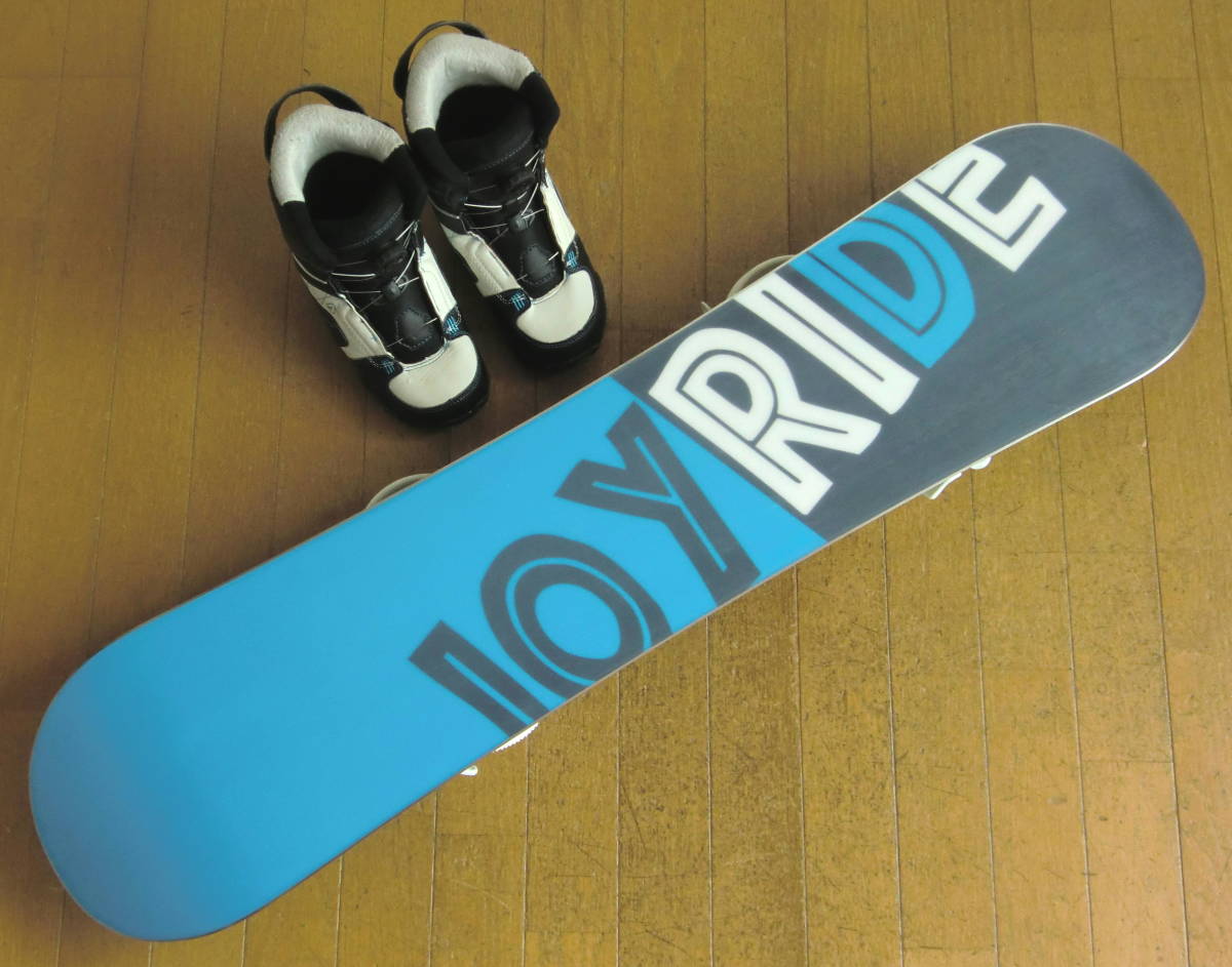 ■■送料無料■即決■JOYRIDE＋SUB INDUSTRIES■子供用スノーボード3点セット■板110/靴20.5-21.5cm■BOA■WAX済■■_画像2