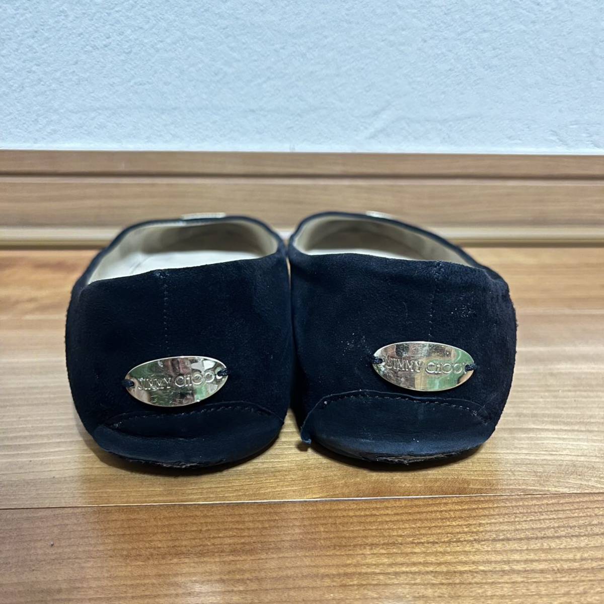 難あり】サイズ36 5 フラットシューズ ジミーチュウ バレエ 難あり】サイズ36 5 フラットシューズ ジミーチュウ バレエ