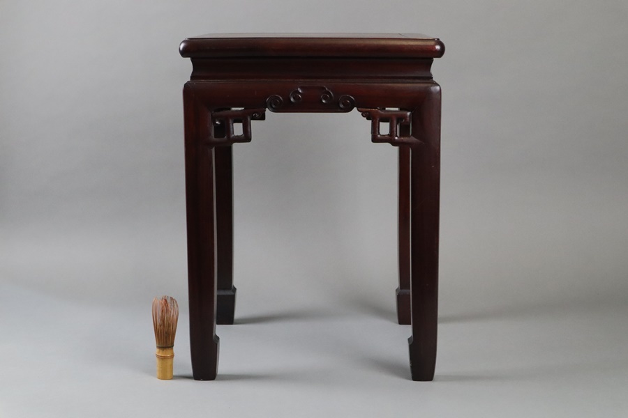 花台 中国美術 天然木 フラワーテーブル-