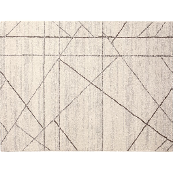 【送料無料】ラグ マット GLOBE IMPORT CARPET COLLECTION トラピス 34170/6121 アイボリー 160x230