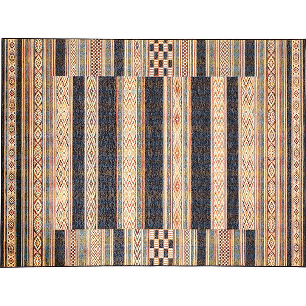 【送料無料】ラグ マット GLOBE IMPORT CARPET COLLECTION シェリー 14109/3131 ネイビー 195x250