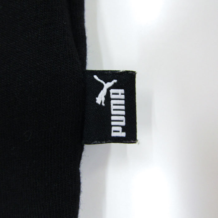 プーマ 半袖Tシャツ ロゴT スポーツウエア コットン100% メンズ Sサイズ ブラック PUMAの画像4
