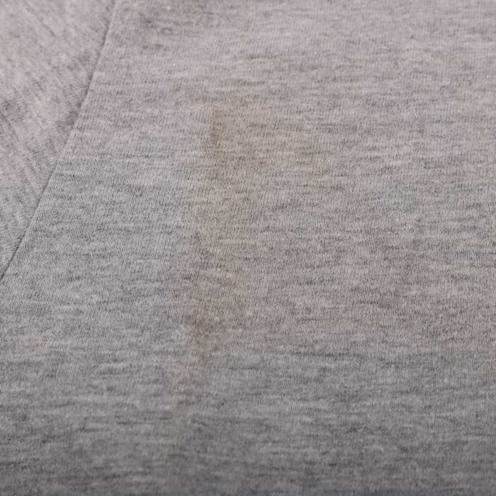 アディダス 半袖Tシャツ ロゴプリントT クルーネック トップス スポーツウエア メンズ Mサイズ グレー adidas_画像5