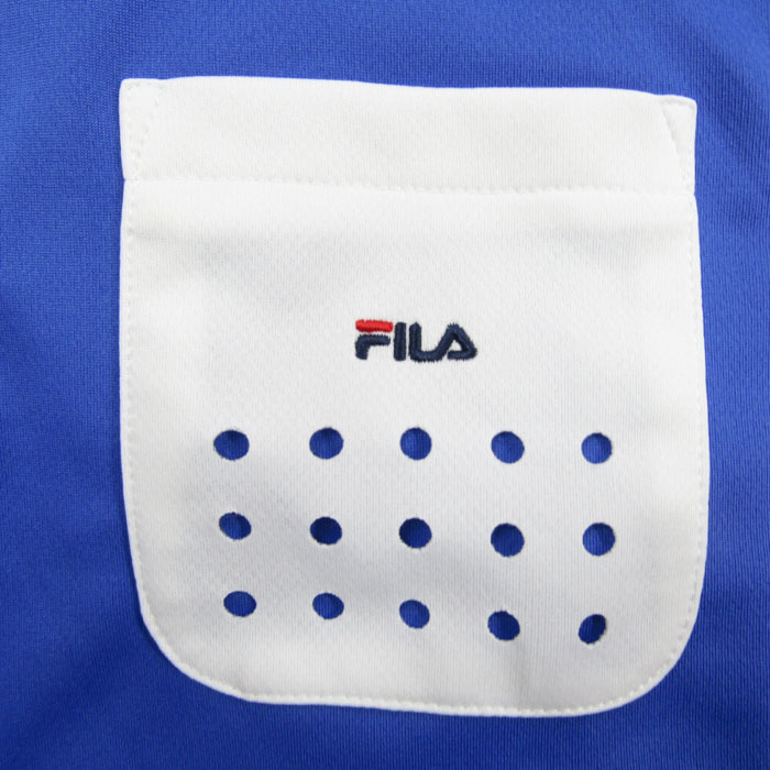 フィラ 半袖Tシャツ 胸ポケット スポーツウエア 大きいサイズ メンズ 3Lサイズ ブルー FILA_画像4