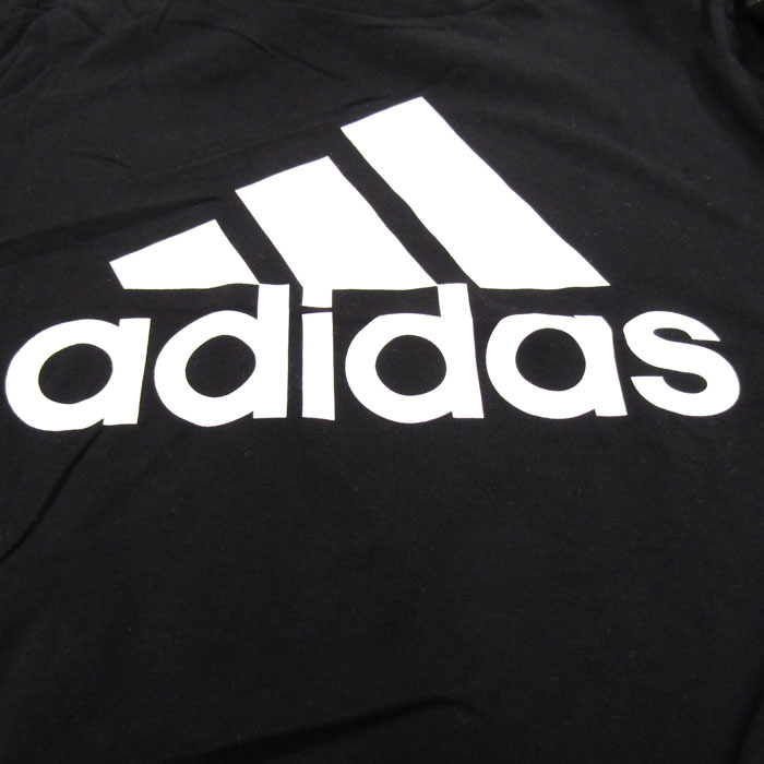 アディダス 半袖Tシャツ ビッグロゴT スポーツウエア 大きいサイズ メンズ OTサイズ ブラック adidas_画像4