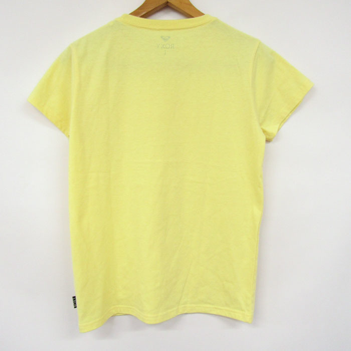  Roxy короткий рукав футболка Logo T одноцветный спортивная одежда женский L размер желтый ROXY